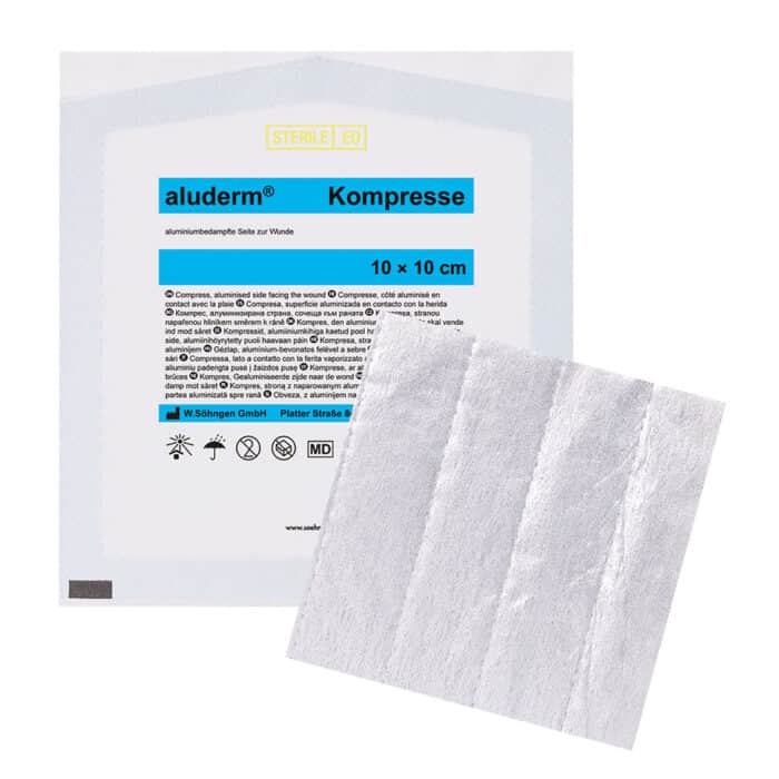 aluderm Kompresse einzeln steril