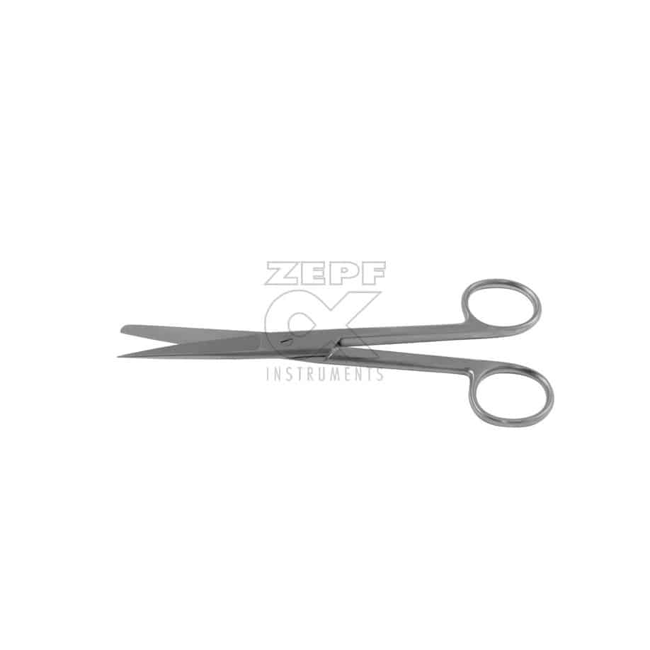 chir. Schere, gerade, spitz/stumpf,