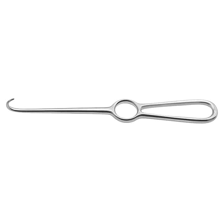 Kocher Wundhaken, halbscharf,